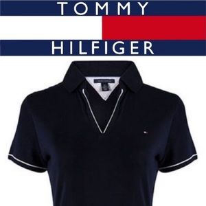 Navy Polo T-shirt dress